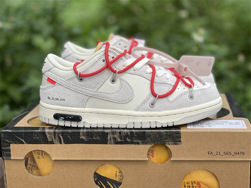 Pure original version_ Off-White X Futura X Nike Dunk Low Alliance_ number DJ0950 118. Full code shipment 36--46-ebc9c04a